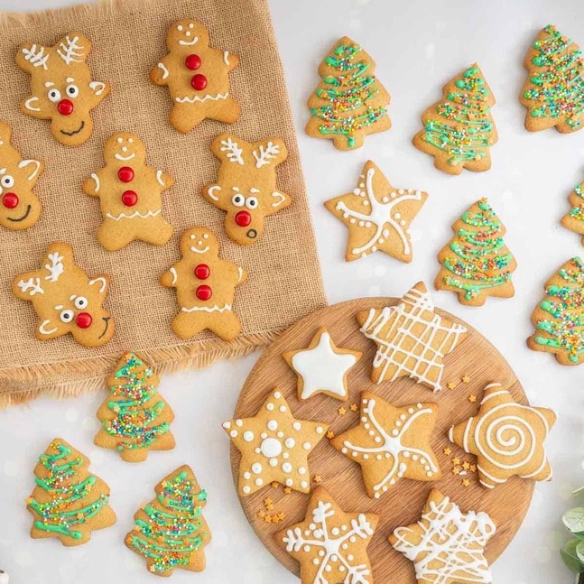 ΧΡΙΣΤΟΥΓΕΝΝΙΑΤΙΚΑ GINGERBREAD COOKIES